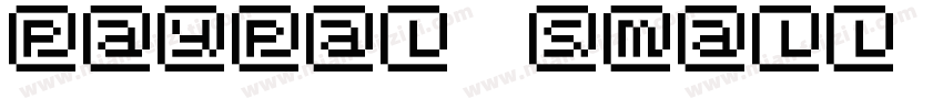 PayPal Small Medium字体转换